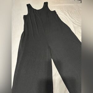 Ekouaer Casual Sleeveless Loose Jumpsuit extra wide leg size medium